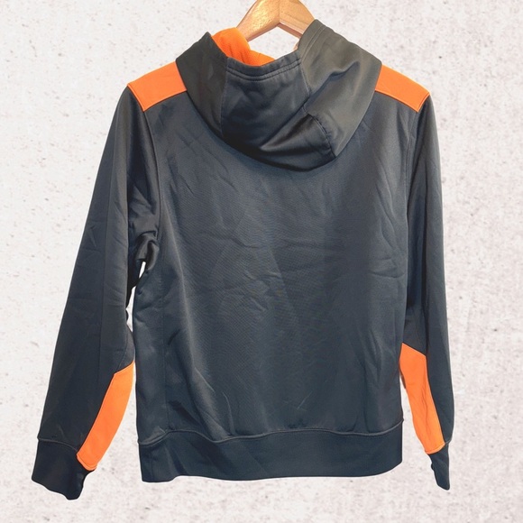 Nike Gray and Orange Hoodie - Picture 2 of 4